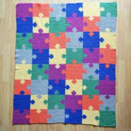 Crochet Puzzle Blanket Pattern - thumbnail 3