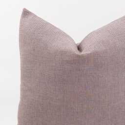 Linen Cotton Pastel Red White Striped Throw Pillow Cover Accent Scatter Cushion, Double Sided - thumbnail 2