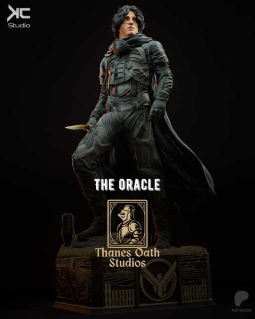 The Oracle - Desert Messiah Sci-Fi Chosen One Paul Atreides Resin Figure 16K - image 1