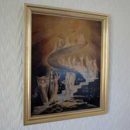 "Jacob's Dream - William Blake, 1799 Handmade Reproduction On Canvas Metaphysical Occult Esoteric Art 8""x10" - thumbnail 2