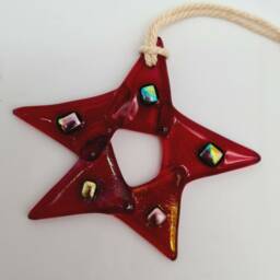 Fused Glass Christmas Decorations Handmade Tree Decoration Home D??cor Bespoke Unique & Gorgeous Cornish Gifts - thumbnail 2
