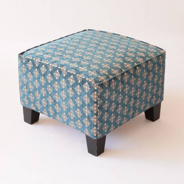 Ekenas Footstool Cover F05 Tribal Bohemian Kilim Rug Ottoman Footstool Cover Tabouret Couverture Fu??hocker Abdeckung - image 1