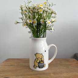 Personalised Winnie The Pooh Bud Vase, Thank You Gift, Vase For Flowers, Small - thumbnail 3