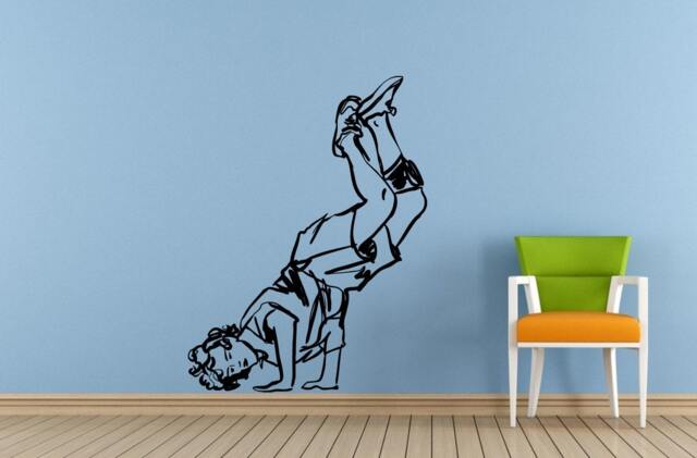 Ballerina Ballet Dancer Dance Dancing Studio Tango Salsa Break Boy Girl Wall Or Car Vinyl Peal & Stick Removable Sticker Decal L1563 - image 1