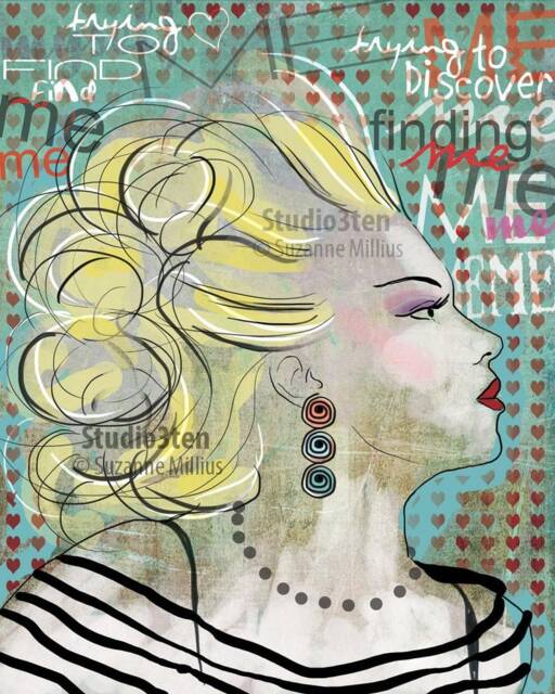 Soul Searching, Wanderlust, Travel, Finding Me, Be Yourself, Gift For Free Spirit, Print Artist, Change, Always You, Art - image 1