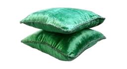 "Decorative Emerald Green Throw Cushion Cover 16""x16"