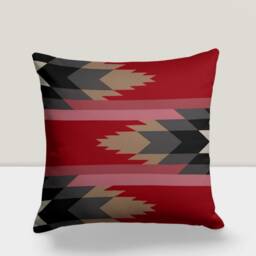 Southwestern Kilim Pillow Cover, Farmhouse Decor Cushion, Traditional Aztec Style, Ethnic Rug Pattern, Stylish Comfort, Distinctive - thumbnail 3