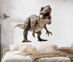 Tyrannosaurus Rex Dinosaur T-Rex Wall Decal Sticker Decor Art Or44 - thumbnail 1