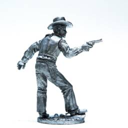 Tin 54mm Usa. Cowboy, Wild West 132 Scale Figurine - thumbnail 2