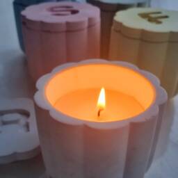 Handmade Personalized Eco Resin Pot Candle Vessel, Pen Pot, Key Holder - thumbnail 3