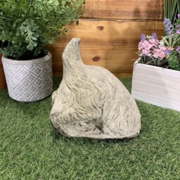 Stone Garden Digging Dog Novel Gift Statue Ornament - thumbnail 2