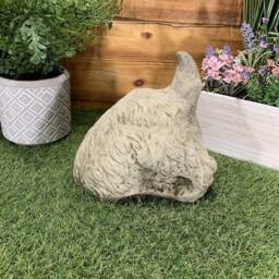 Stone Garden Digging Dog Novel Gift Statue Ornament - thumbnail 4