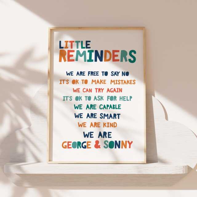 Boys Affirmation Print, Bedroom Decor, Toddler Prints, Playroom Wall Art, Positive Motivational Prints - image 1