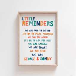 Boys Affirmation Print, Bedroom Decor, Toddler Prints, Playroom Wall Art, Positive Motivational Prints - thumbnail 2