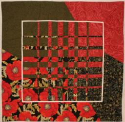Wall Hanging Interlacing Technique With Poppy - thumbnail 1