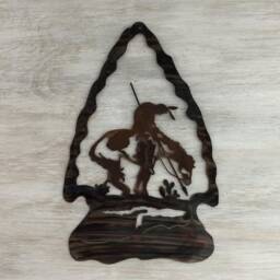 End Of The Trail Metal Art Rustic Southwestern Wall Decor - thumbnail 2