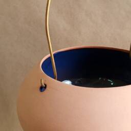 Terracotta Hanging Planter, Ceramic Plant Pot For Live House Plants - Us Shipping Includes All Taxes - thumbnail 3