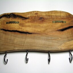 Simplicity Rack - Back To Nature Organic Natural Silk Maple Key Holder By Tanja Sova - thumbnail 4