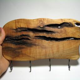 Simplicity Rack - Back To Nature Organic Natural Silk Maple Key Holder By Tanja Sova - thumbnail 2
