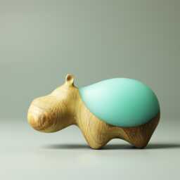 Duo Hippopotamus Sculpture - 26 - thumbnail 1