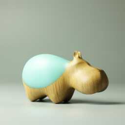 Duo Hippopotamus Sculpture - 26 - thumbnail 3