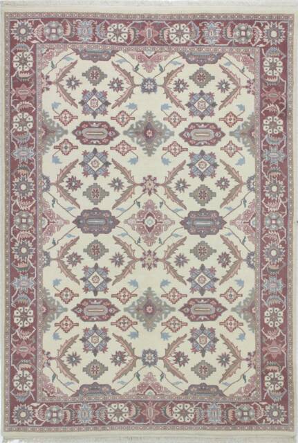 8'11'' X 6'2'' Handmade Hand-Knotted Indo Mahal Traditional Oriental Area Rug A24634 - image 1