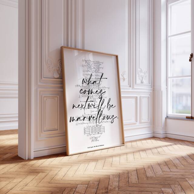 Fred Again Marea Print, What Comes Next Will Be Marvellous, Fred Again Print, Prints, Blessed Madonna Art - image 1