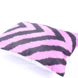 Ikat Silk Velvet Pillow 16x24 - Handmade Boho Cushion Cover Turkish Home Decor Accent - thumbnail 3