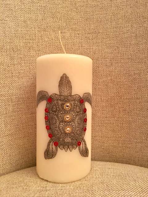 Turtle Candle, Turtle Gift , Lover Gift, For Her, Home Decor - image 1
