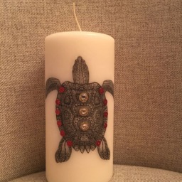 Turtle Candle, Turtle Gift , Lover Gift, For Her, Home Decor - thumbnail 3