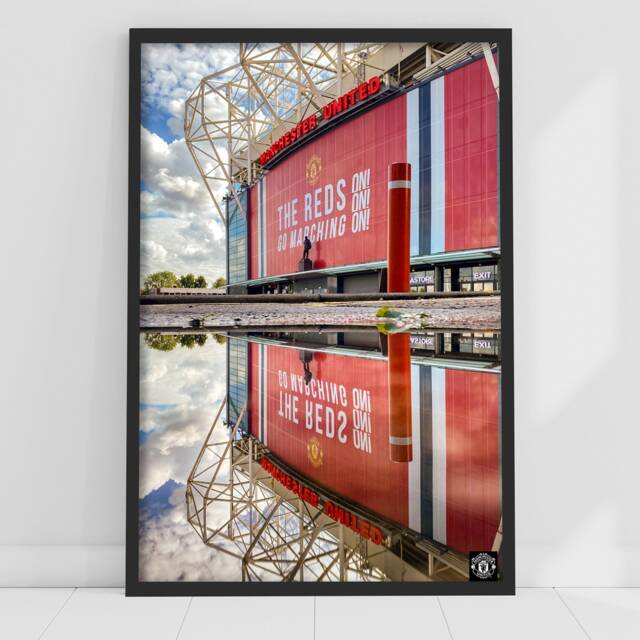 Official Manchester United Print - Marching On Forecourt Design - image 1