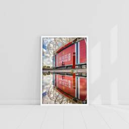Official Manchester United Print - Marching On Forecourt Design - thumbnail 3