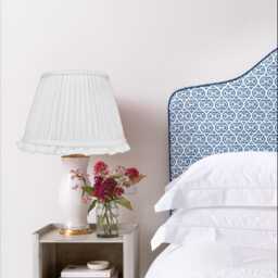 Pleated Ivory Lampshade in Cream With Frill - thumbnail 3