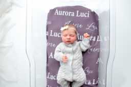 Personalized Baby Name Swaddle Blanket, Gift, Custom Coming Home, Gender Neutral Hospital Shower Js20 - thumbnail 1
