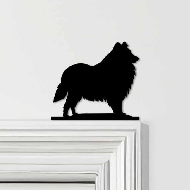 Door Topper Collie Dog Various Colours Top Of Decorative Sign - Sign, Novelty Wall Decor, Frame Art, Art - image 1