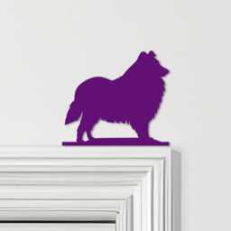 Door Topper Collie Dog Various Colours Top Of Decorative Sign - Sign, Novelty Wall Decor, Frame Art, Art - thumbnail 4