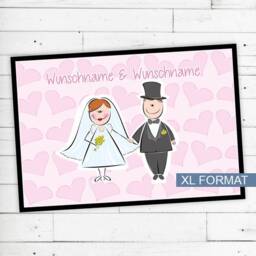 "xl Doormat ""Wedding" - thumbnail 1