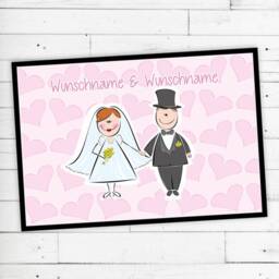 "xl Doormat ""Wedding" - thumbnail 2