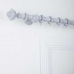 Wood Curtain Pole Kit With Kiel Finial, Dia. 35mm