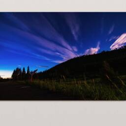 Yellowstone Night Sky Photography, Jackson Hole Landscape Art Print - thumbnail 2