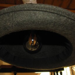Country House Style Costumes Hat -Hanging Lamp, By Wooden Art Ludwig - thumbnail 3