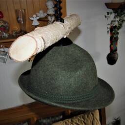 Country House Style Costumes Hat -Hanging Lamp, By Wooden Art Ludwig - thumbnail 4