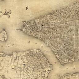 New York City Map, Manhattan Old Map With Illustrations, History Of Nyc, Showing Amsterdam At 1659, Antique Wall Decor - thumbnail 3