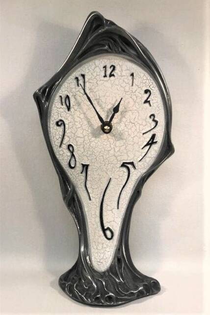 Home Decor Gift Sculpture Clock Birthday Wedding Housewarming Christmas Present - image 1