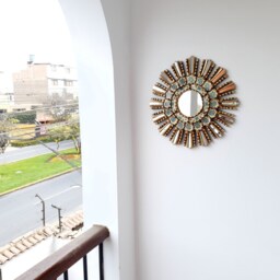 "Peruvian Mirrors ""Ivory Lima 40cm" - thumbnail 3