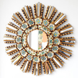 "Peruvian Mirrors ""Ivory Lima 40cm"