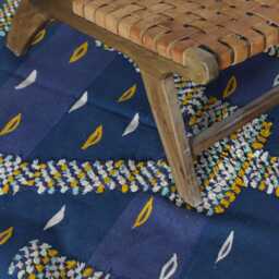 Geometric Berber Rug Handmade Moroccan Wool Carpet - 8x4, 5 Ft - thumbnail 3