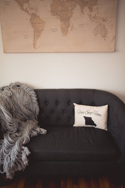 Personalized Housewarming Gift, State, Military Retirement, Georgia Pillow, Home Sweet, Retirement Relocation, Moving, Going Away - image 1