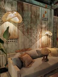 Portobello Rattan Light Shade - thumbnail 1