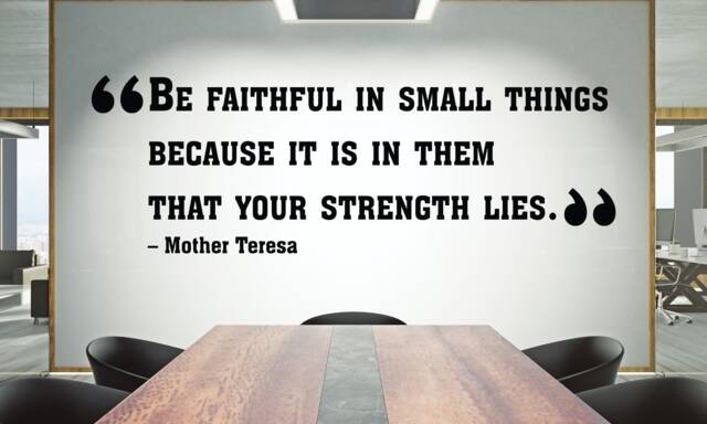 Teamwork Quote Wall Decal Inspirational Office Decor 2121Re - image 1